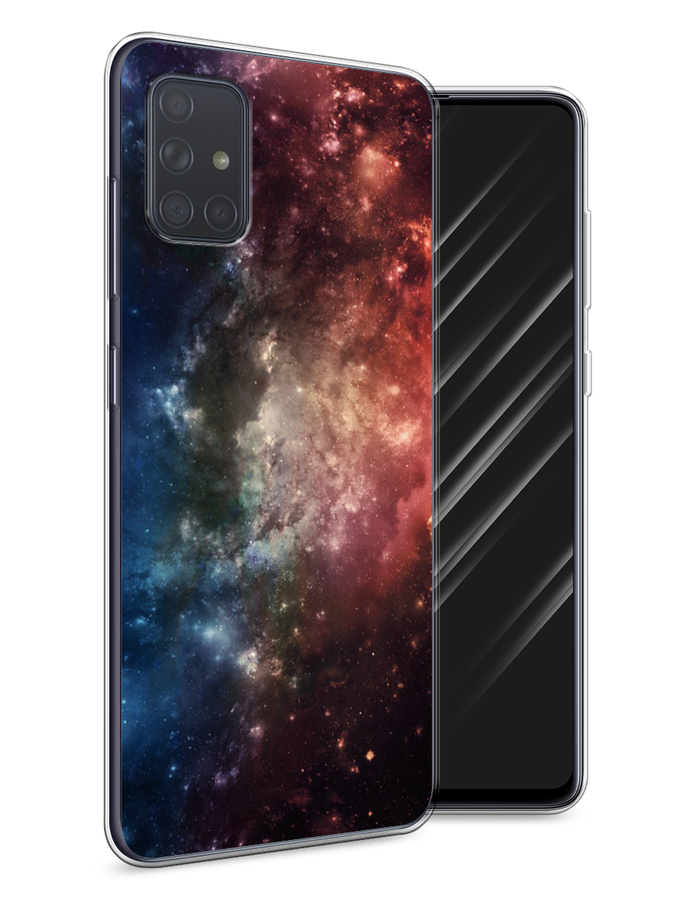 

Чехол Awog на Samsung Galaxy A71 "Космос", Разноцветный, 29050-4
