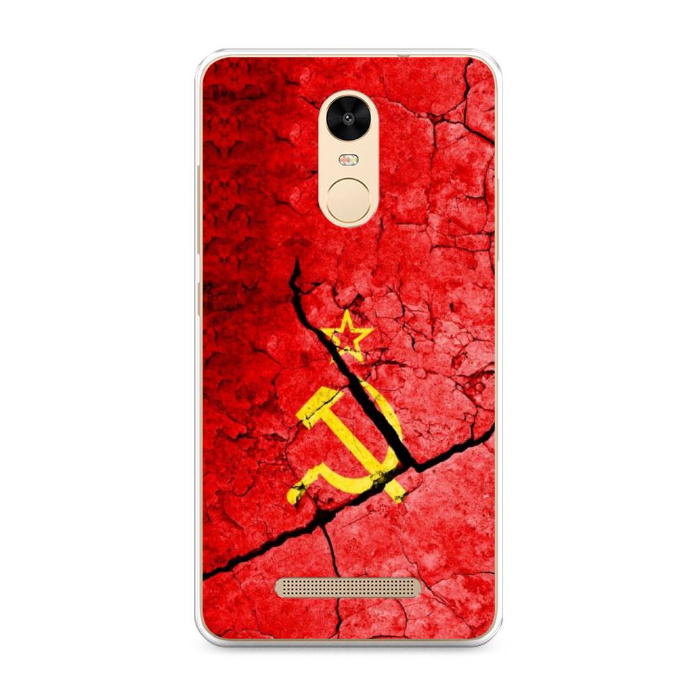 фото Силиконовый чехол "ссср" на xiaomi redmi note 3 awog