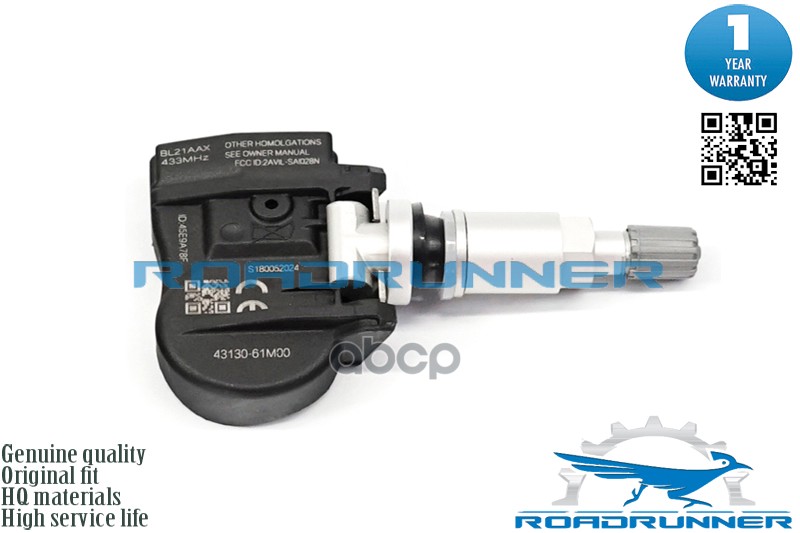 Датчик Давления В Шинах 1Шт ROADRUNNER RR30002TPMS