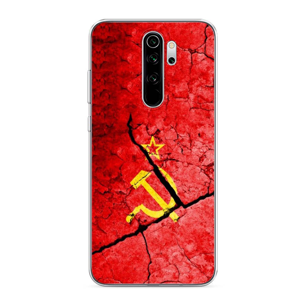 фото Силиконовый чехол "ссср" на xiaomi redmi note 8 pro awog