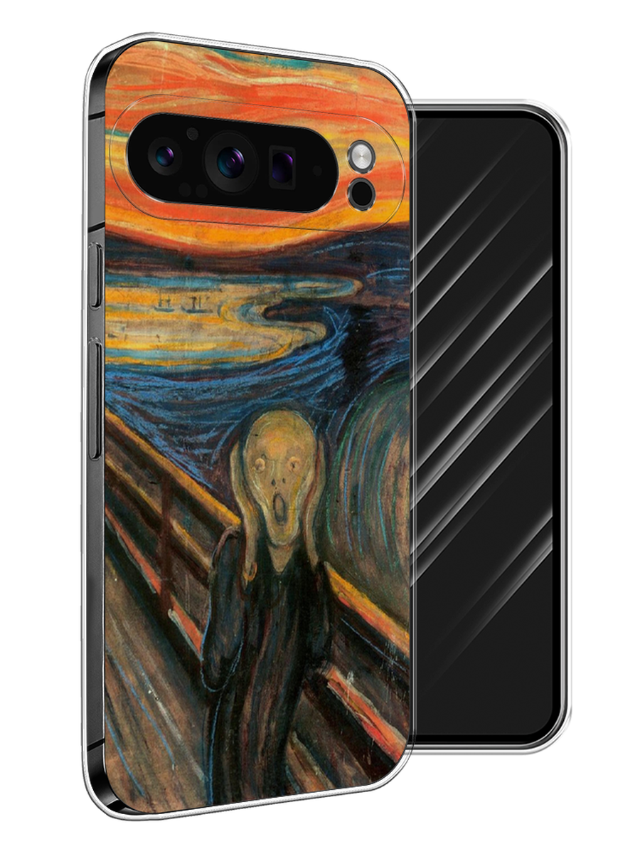 

Чехол Awog на Google Pixel 9 Pro "Крик", Оранжевый;синий;серый, 272050-1