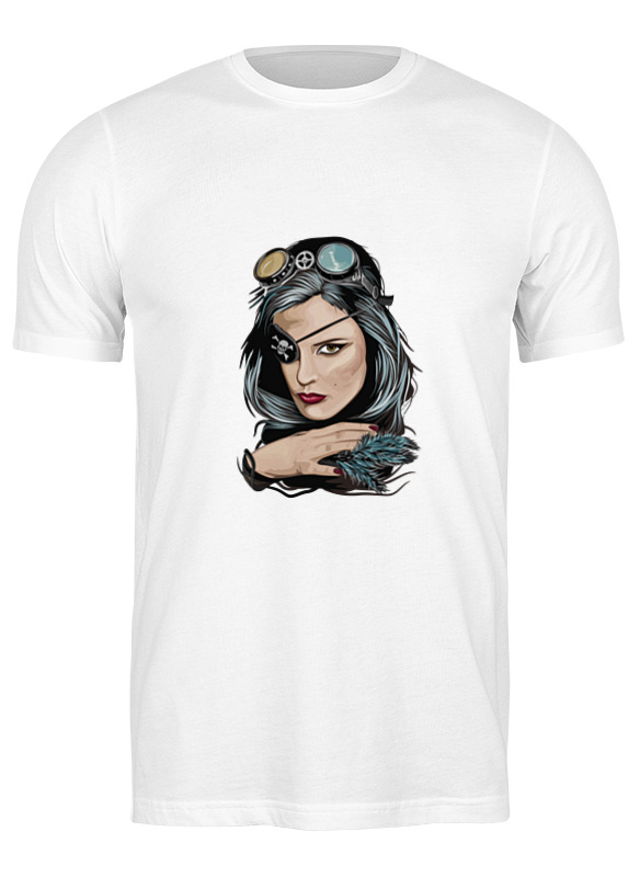 

Футболка мужская Printio Пиратка (steampunk) белая 2XL, Белый, Пиратка (steampunk)