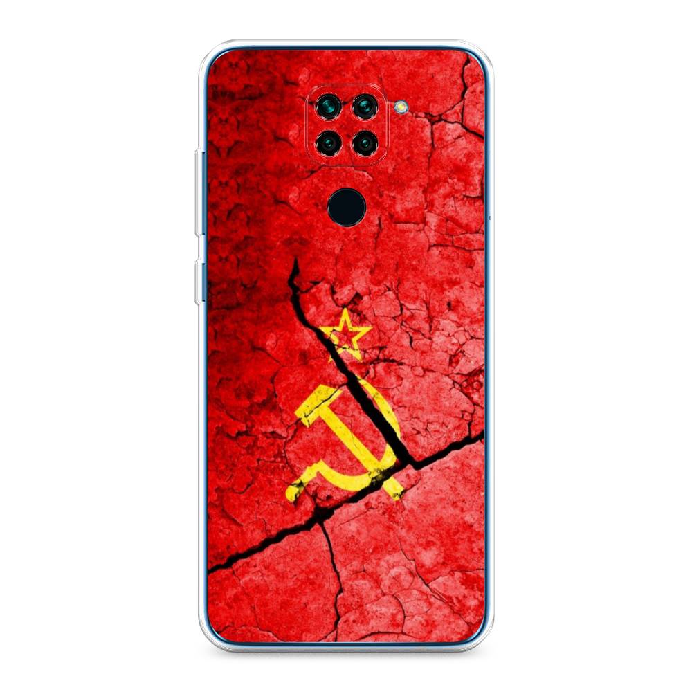 фото Силиконовый чехол "ссср" на xiaomi redmi note 9 awog