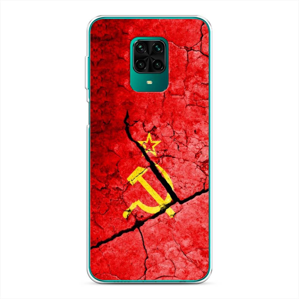 фото Силиконовый чехол "ссср" на xiaomi redmi note 9 pro awog