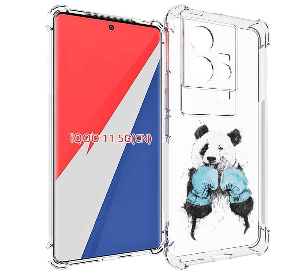 

Чехол MyPads панда боксер для Vivo iQOO 11, Прозрачный, Tocco
