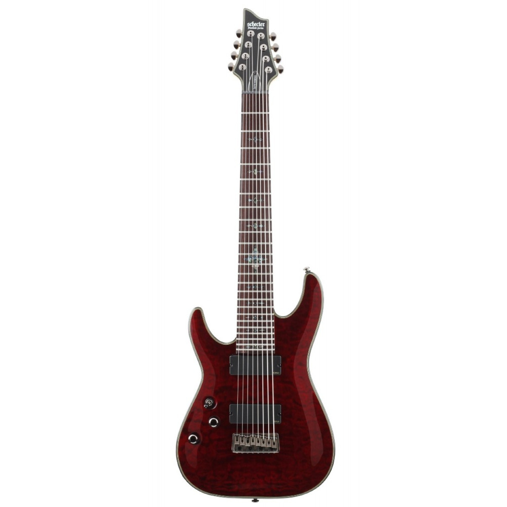 фото Гитара леворукая schecter damien elite-8 cred l/h