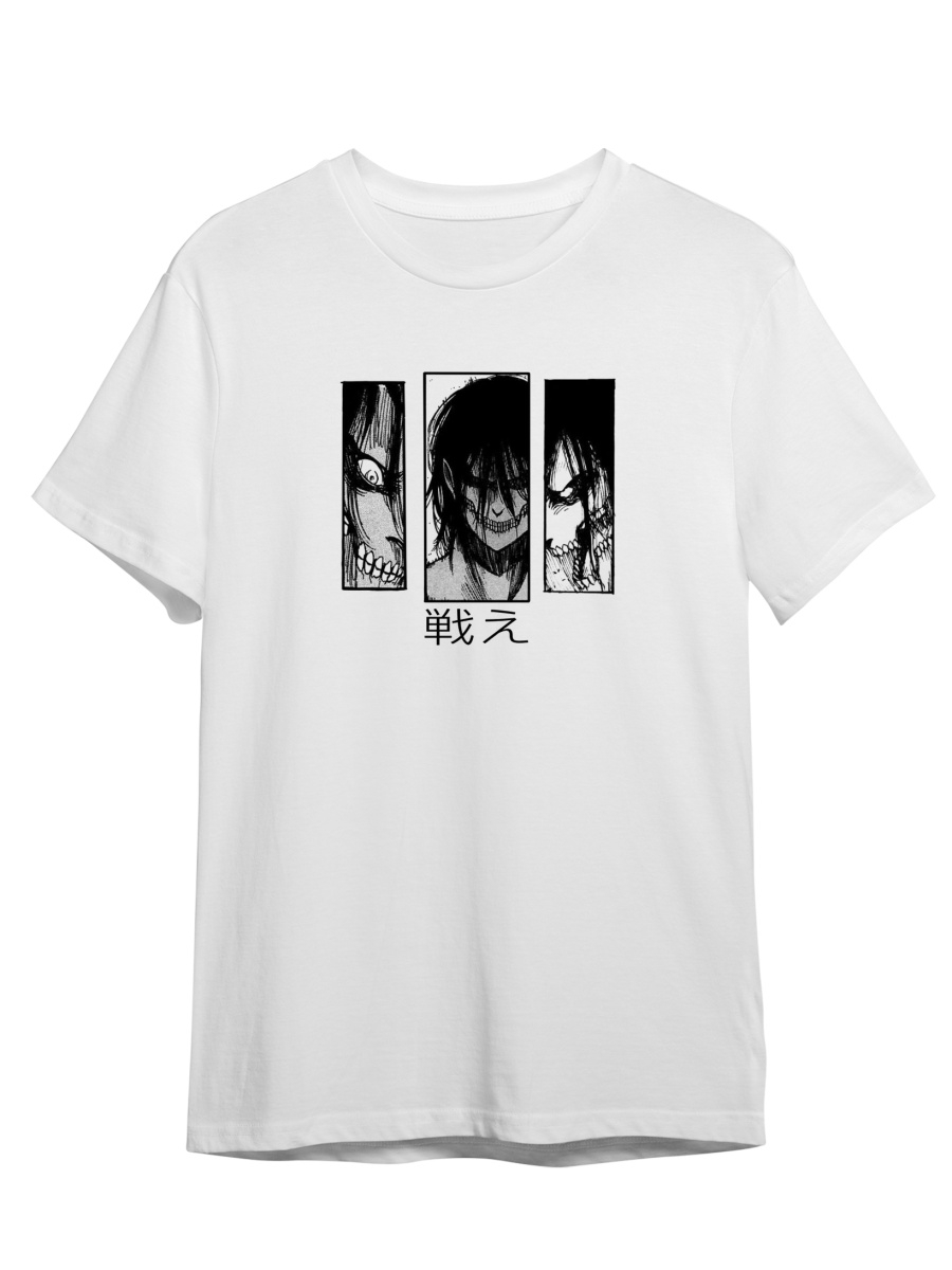 фото Футболка унисекс сувенирshop атака титанов/attack on titan 19 белая l (48-50)
