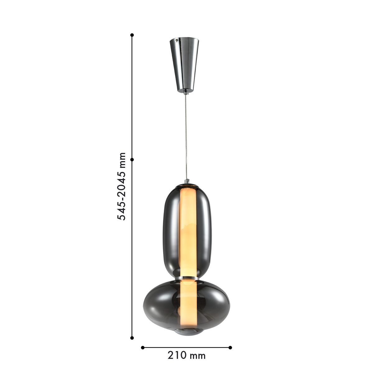 

Подвесной светильник Favourite Vapor 4254-2P, LED, 13W