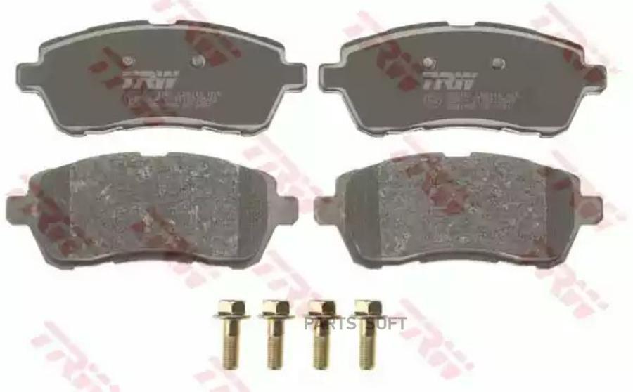 

Тормозные колодки TRW/Lucas передние дисковые для Ford Fiesta 2008- gdb1893