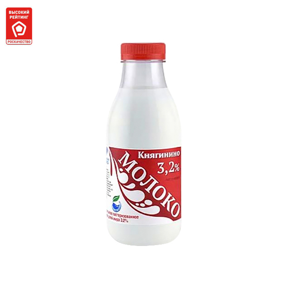 Молоко Княгинино пастеризованное 3,2% 430 мл