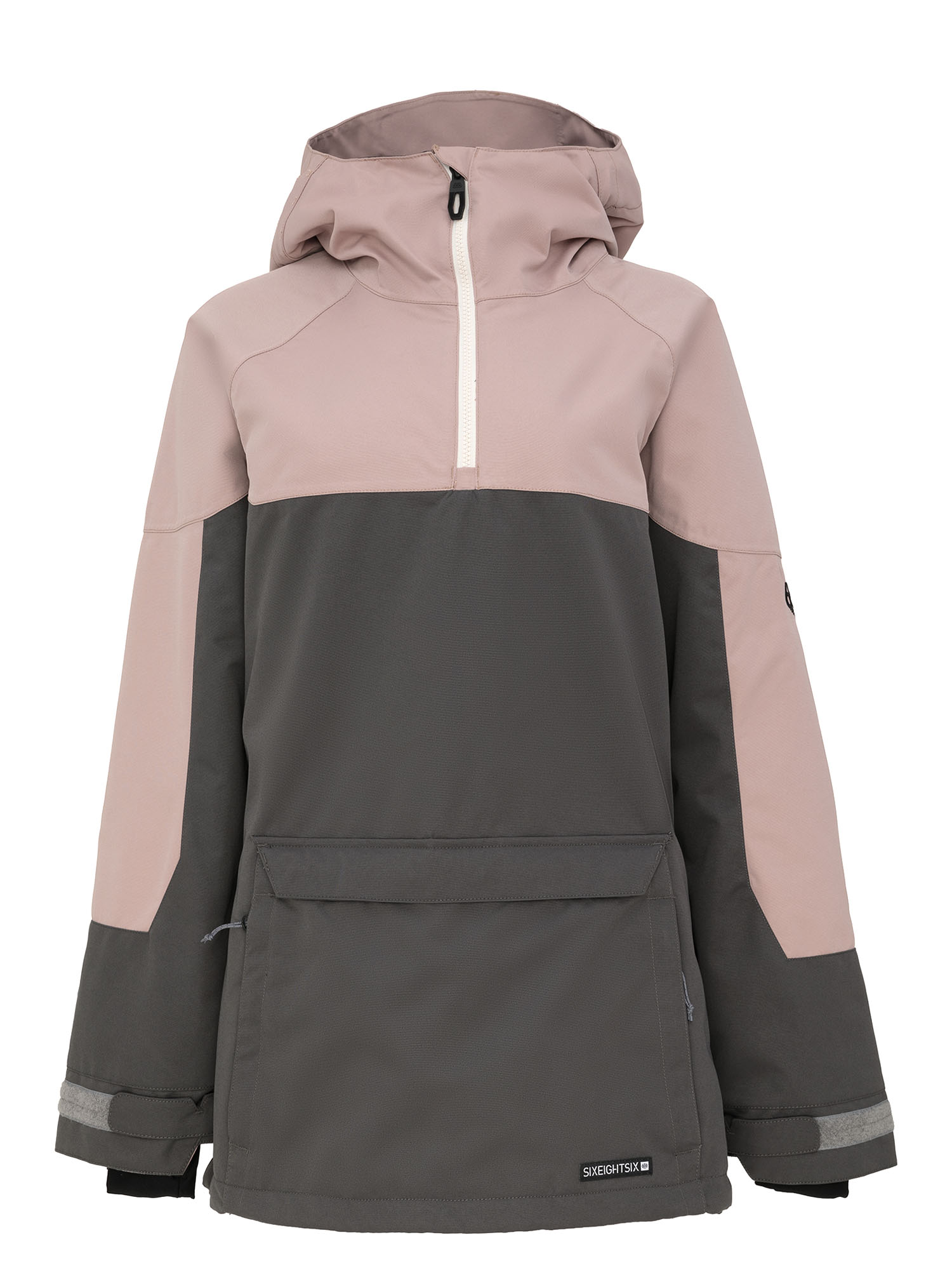 Куртка Сноубордическая Анорак 686 Upton Charcoal Colorblock (Us:m)