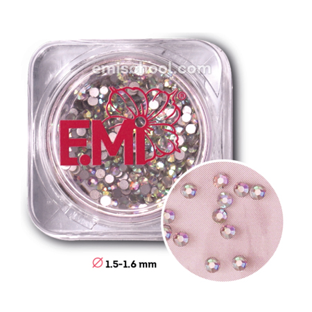 

E.Mi, Стразы «Голографика» №4, 500 шт., Прозрачный
