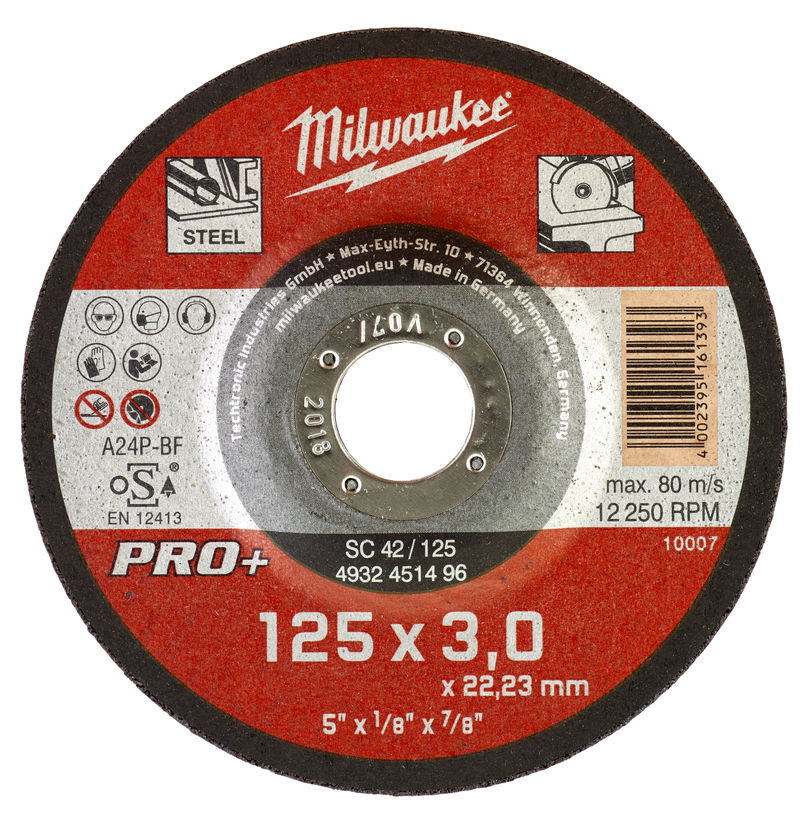 

Отрезной диск SCS 42/125х3 PRO+ (1 шт) (заказ кратно 25 шт), CutWSC42/125X3 PRO+ CUTTING WHEEL 1pc