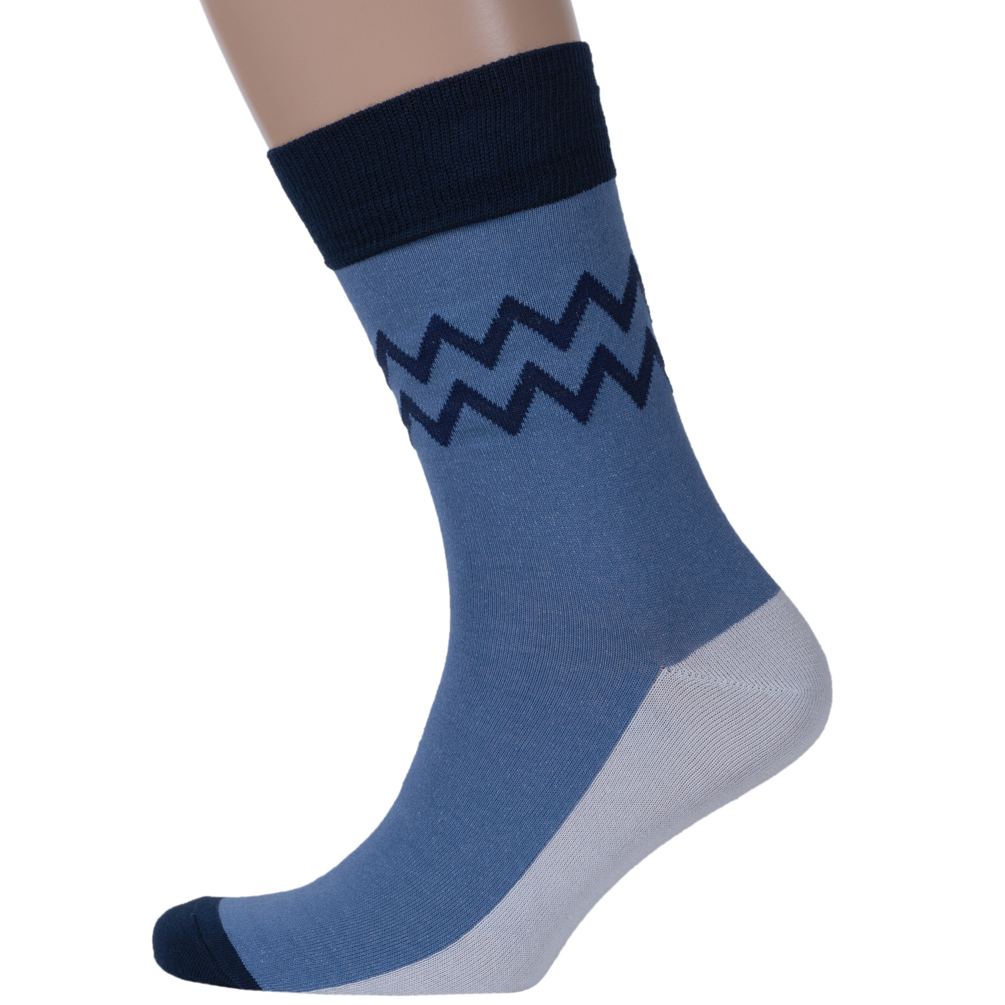 

Носки мужские MoscowSocksClub nm-522 синие 25, Синий, nm-522
