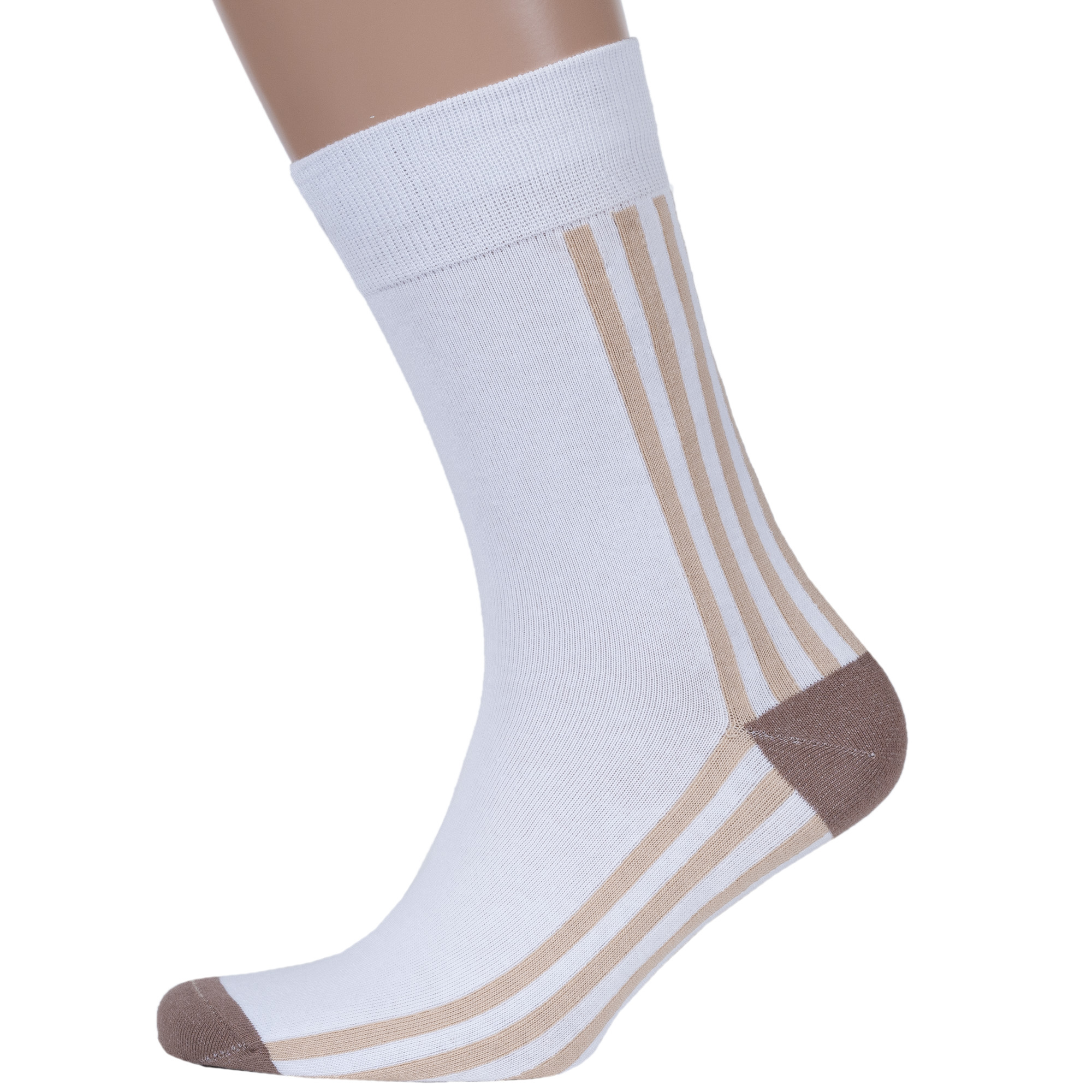 

Носки мужские MoscowSocksClub nm-523 белые 27, nm-523