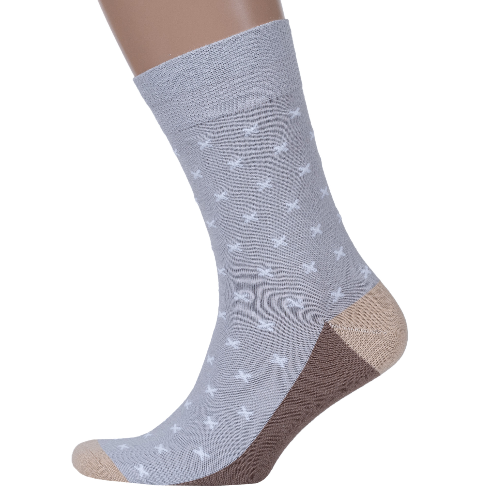 

Носки мужские MoscowSocksClub nm-524 серые 25, Серый, nm-524