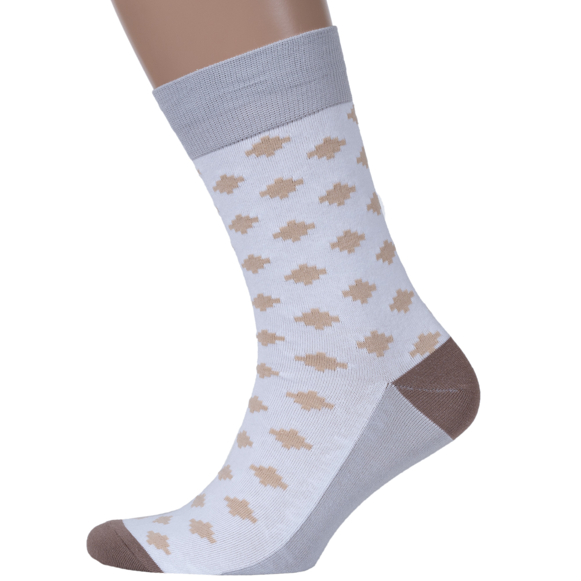 

Носки мужские MoscowSocksClub nm-527 белые 29, Белый, nm-527