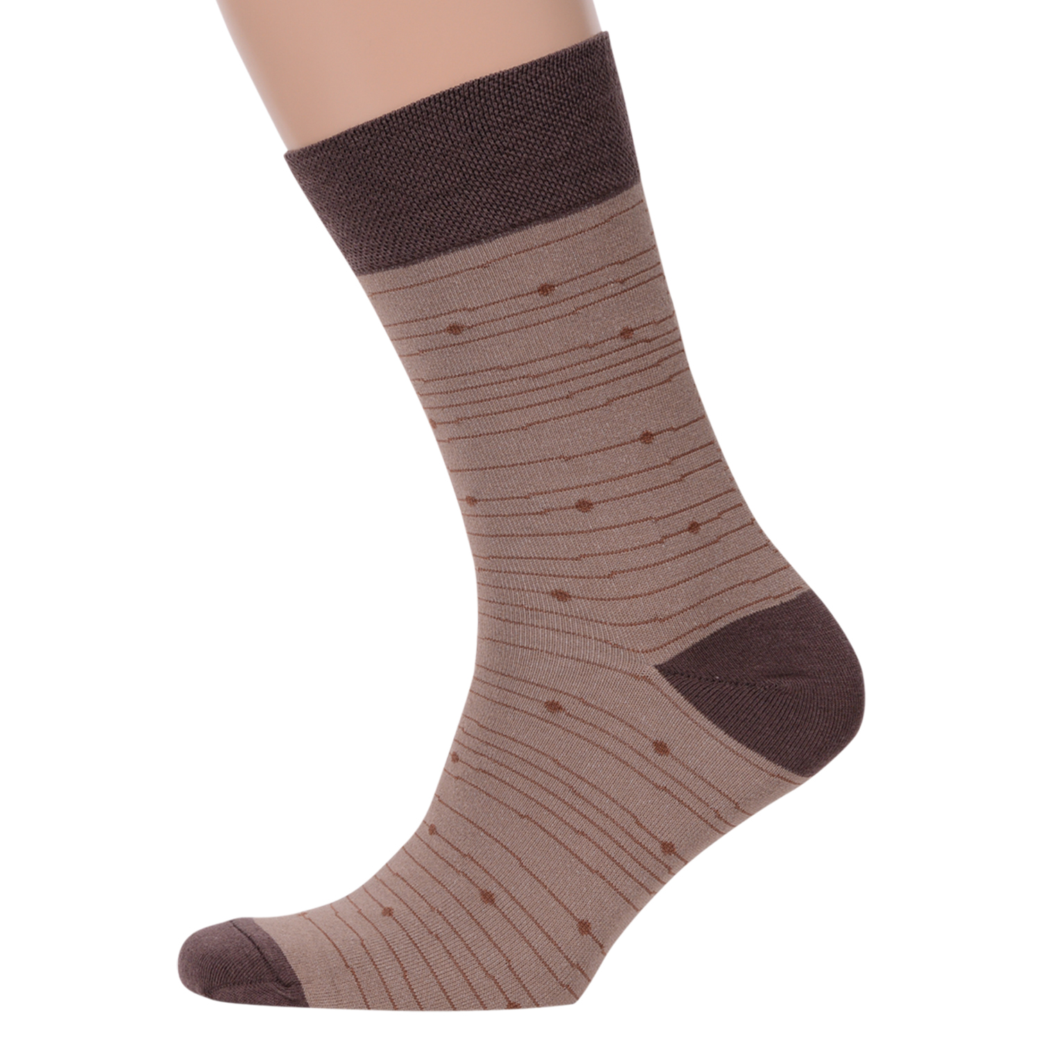 

Носки мужские MoscowSocksClub nm-430 коричневые 27, Коричневый, nm-430