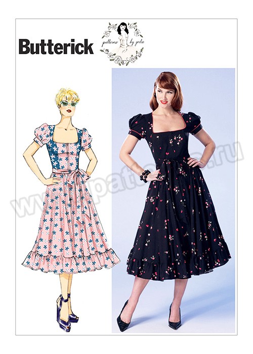 

Выкройка Butterick №6352 — Платье