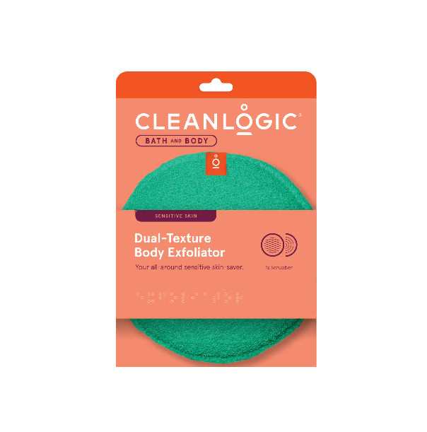 фото Мочалка для тела cleanlogic bath and body dual-texture body exfoliator sensitive skin