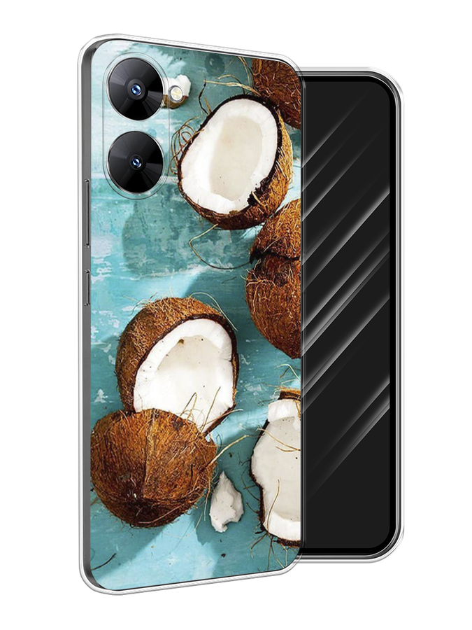 

Чехол Awog на Realme V30 5G/V30T 5G "Разбитые кокосы", Коричневый, 2513450-10