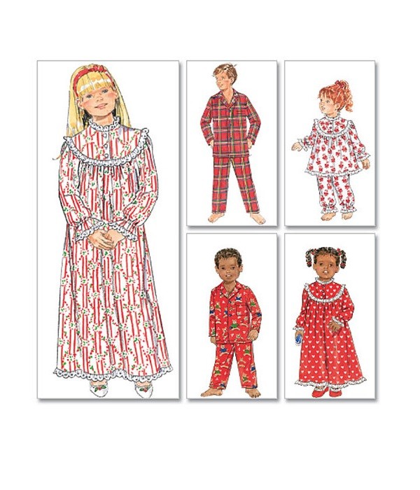 

Выкройка Butterick №5586 — Пижама, ночная рубашка