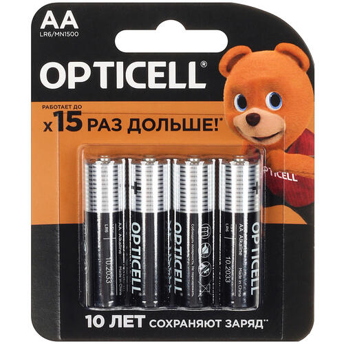 Батарейка Opticell Basic AA (LR6) 4 шт.