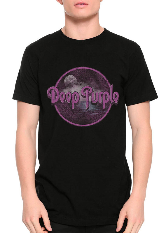 

Футболка мужская Dream Shirts Deep Purple черная M, Deep Purple