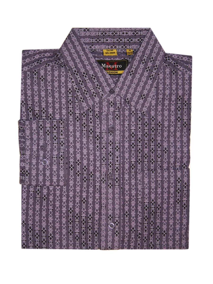 Рубашка мужская Maestro PERIOD фиолетовая 38/170-176