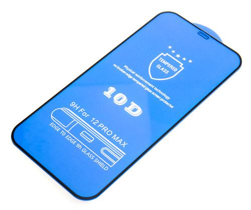 

Защитное Стекло 10D для iPhone 12 Pro Max, черное