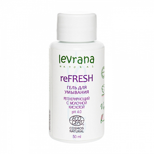 Levrana Гель для умывания ReFresh мини 50 мл 365₽