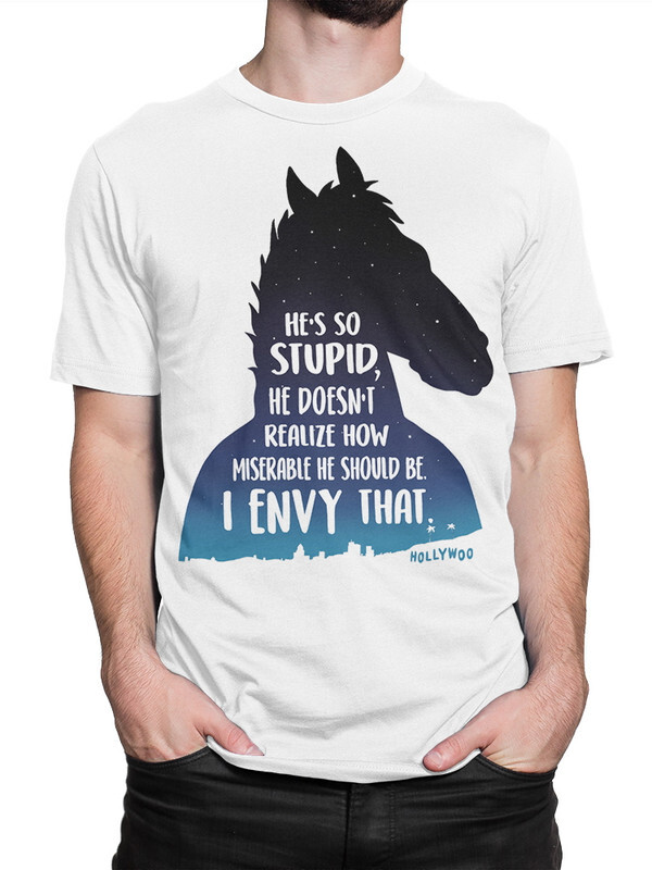 фото Футболка мужская dreamshirts конь боджек - bojack horseman белая 2xl