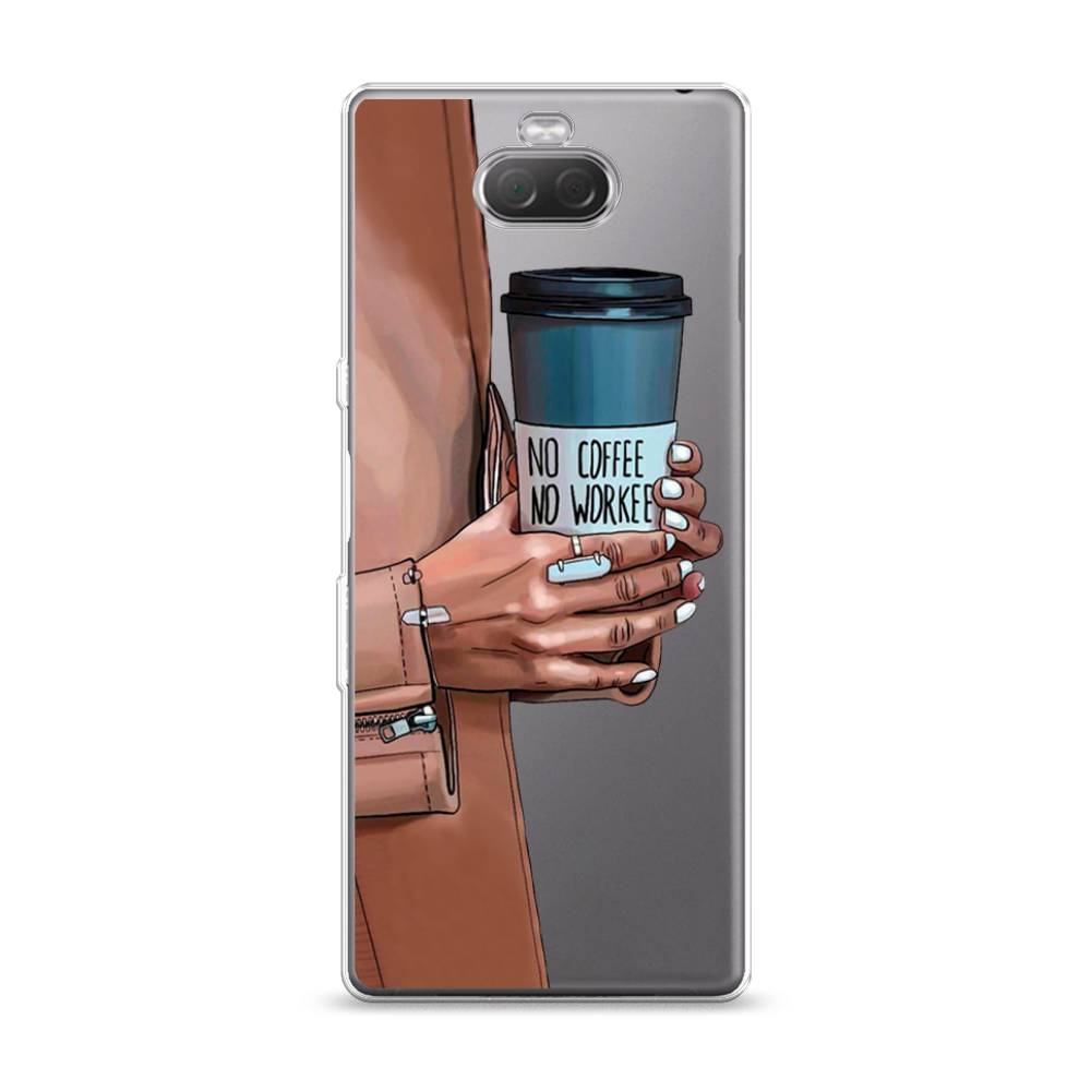 

Чехол Awog на Sony Xperia 10/XA3 "No coffee", Разноцветный, 54050-7