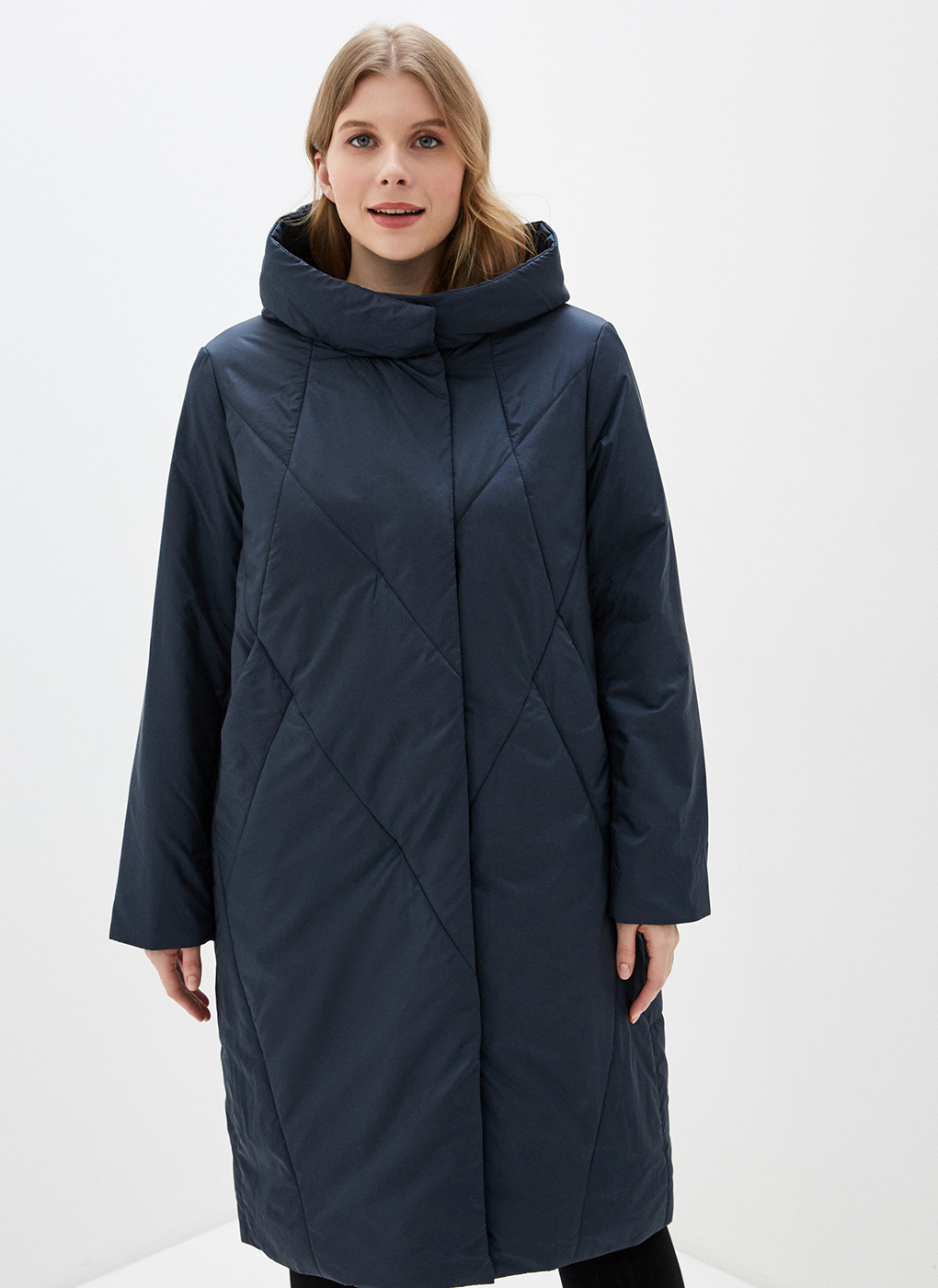 

Пальто женское WINTERRA 53153 синее 52 RU, 53153
