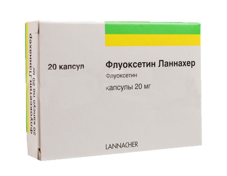 Флуоксетин капсулы 20 мг 20 шт.