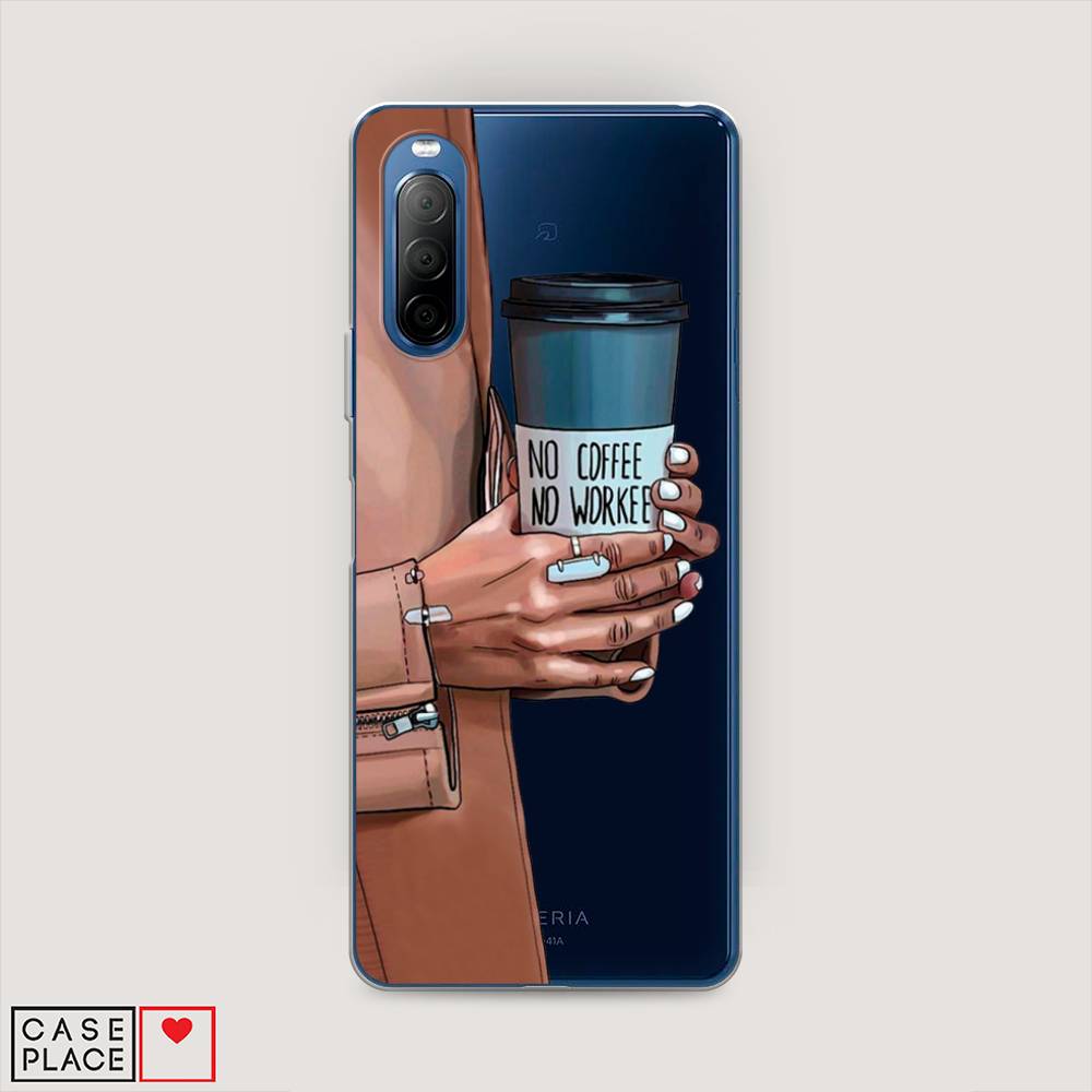 

Чехол Awog на Sony Xperia 10 II "No coffee", Разноцветный, 54650-7