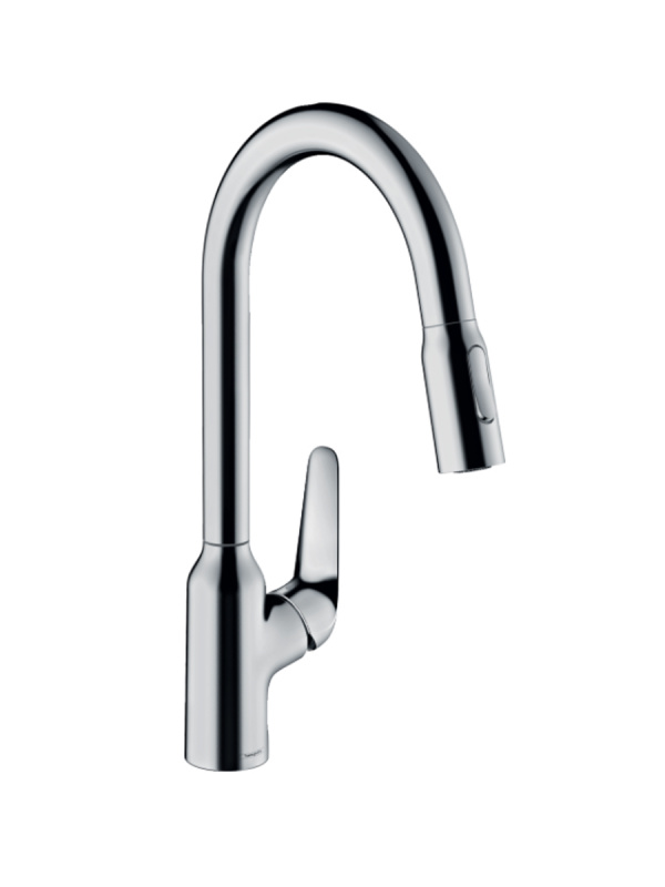

Смеситель для кухни 219 мм, выдвижной излив Hansgrohe M429-H180 71801000, Серебристый, Смеситель для кухни 219 мм, выдвижной излив Hansgrohe M429-H180 71801000