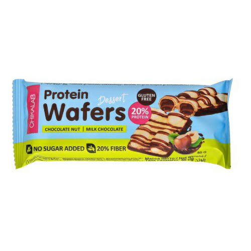 

Батончик Chikalab Protein Wafers протеиновый шоколадно-ореховый 40 г