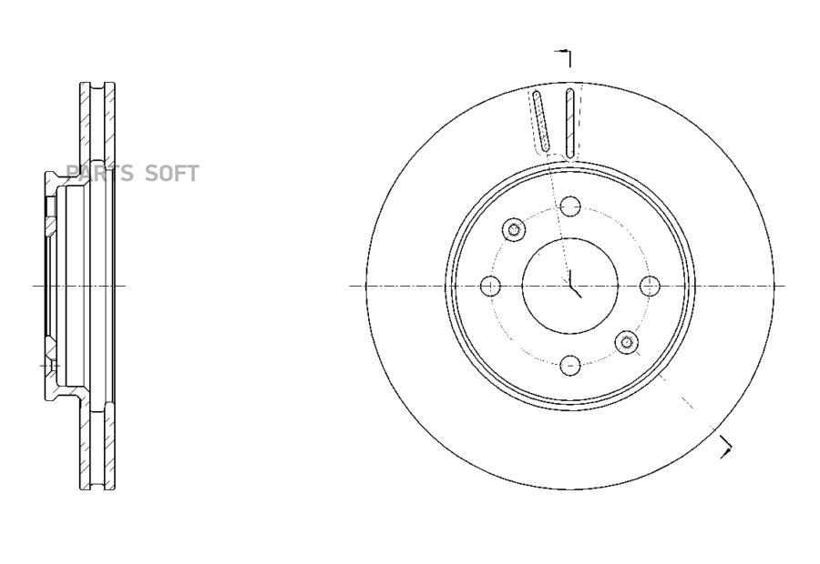 

G-BRAKE GR21346 Диск тормозной G-brake GR-21346 1шт