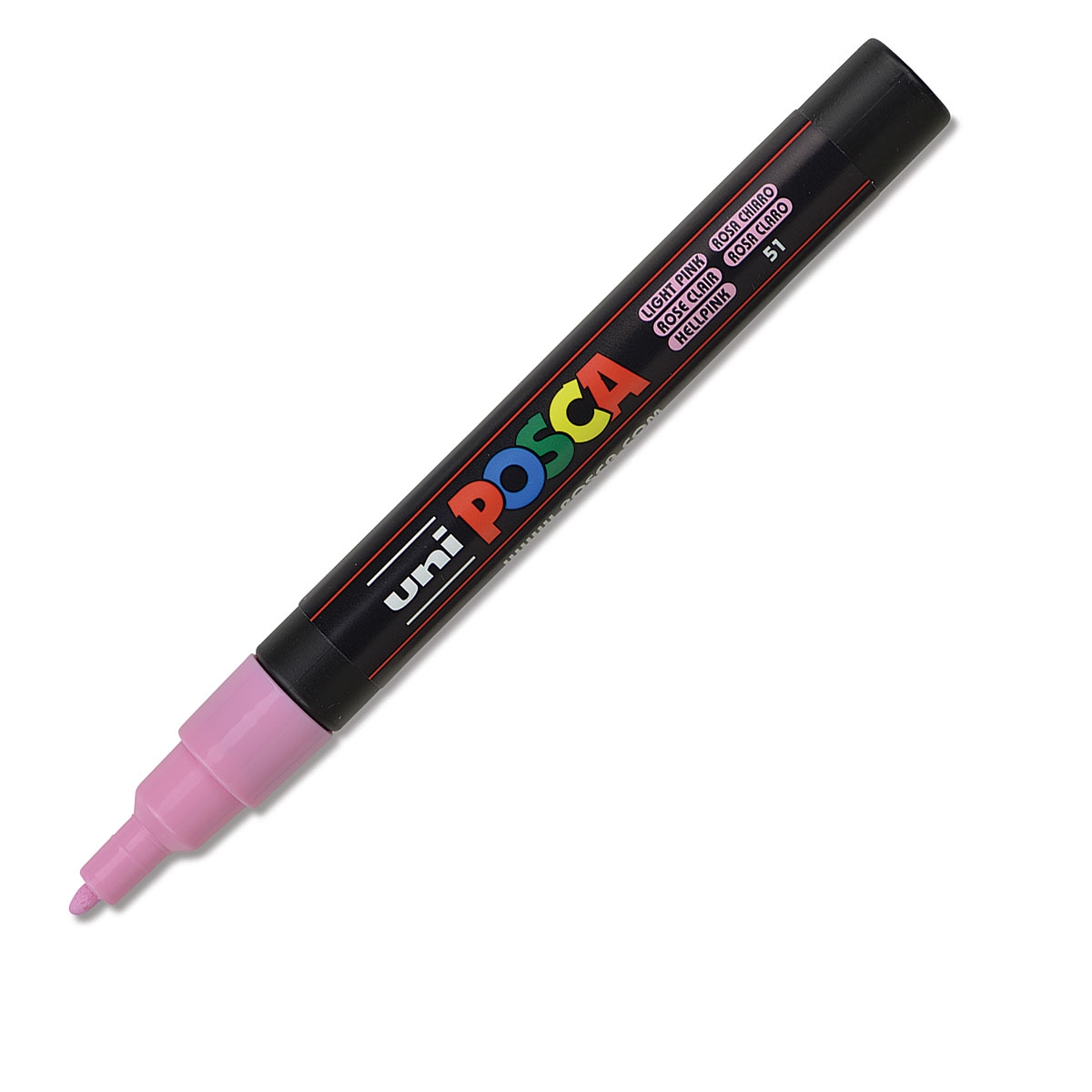 

Маркер Uni POSCA PC-3M 0,9-1,3мм овальный (светло-розовый (light pink) 51)