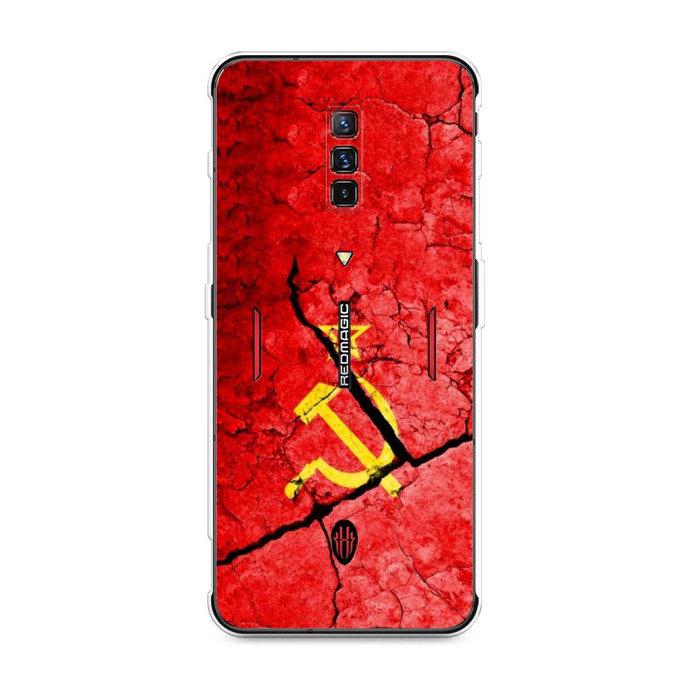 

Чехол Awog на ZTE Nubia Red Magic 6 / ЗТЕ Нубиа Ред Мэджик 6 "СССР", Разноцветный, 135150-5