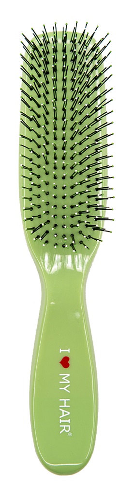 ILMH, Щетка для волос зеленая глянцевая М Spider Classic