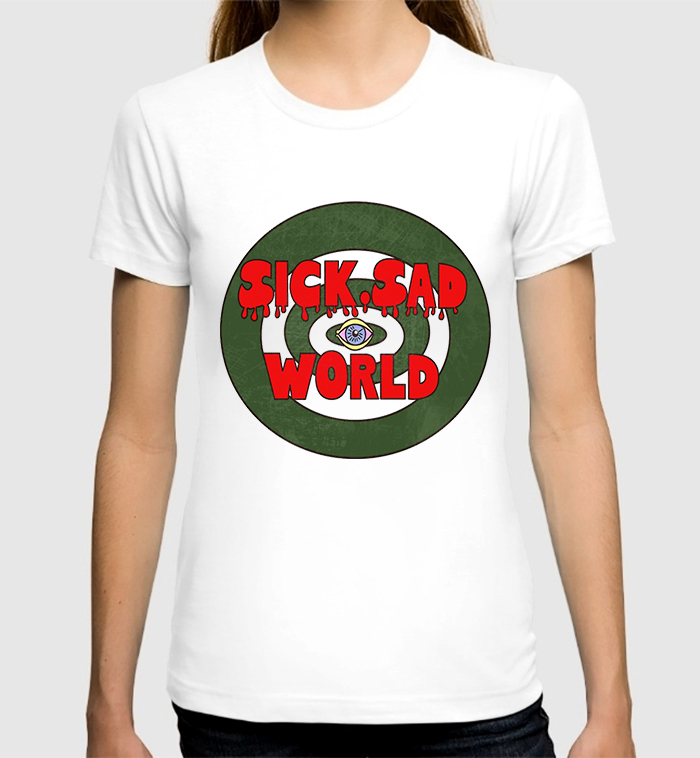 фото Футболка женская dream shirts дарья - sick sad world 556252111 белая s