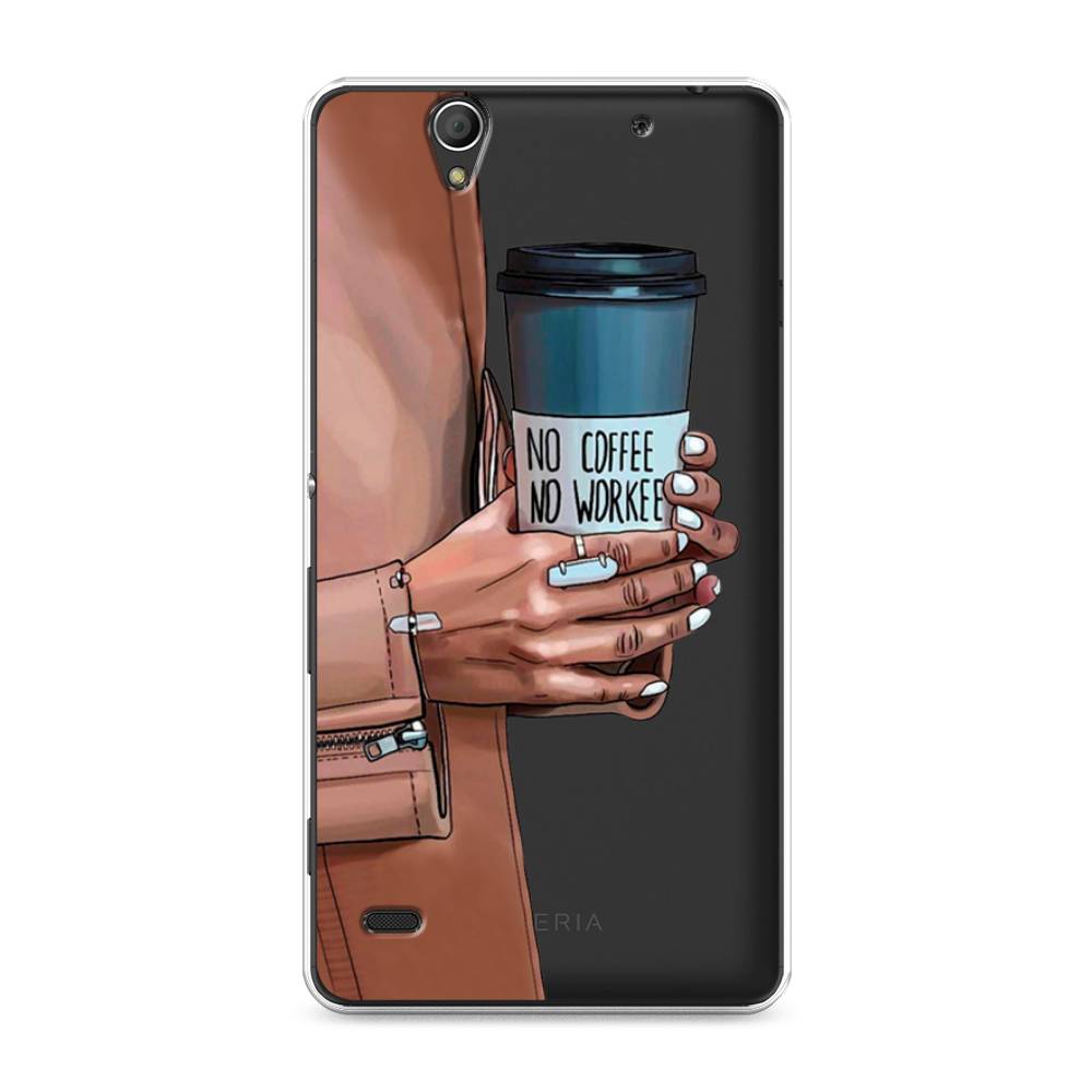 

Чехол Awog на Sony Xperia C4 "No coffee", Разноцветный, 52650-7