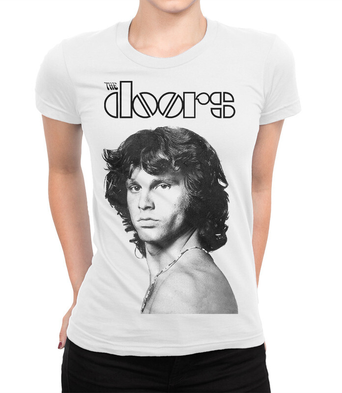 

Футболка женская Dream Shirts The Doors - Джим Моррисон 772183111 белая L, Белый, The Doors - Джим Моррисон 772183111