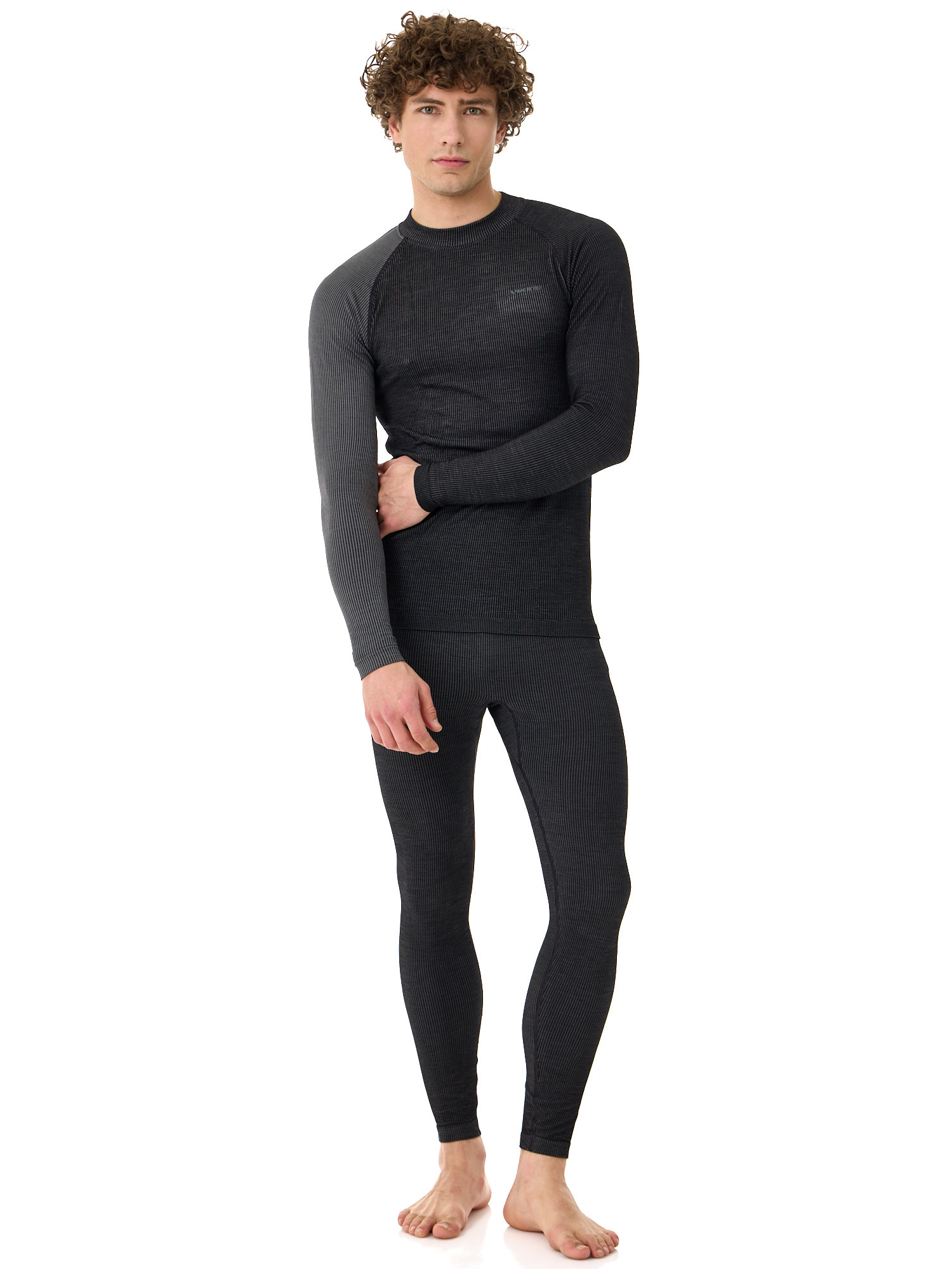 

Комплект Термобелья Viking Mounti Man Set Dark Grey/Melange (Us:l) 2023-24, Серый;черный, Mounti Man Set