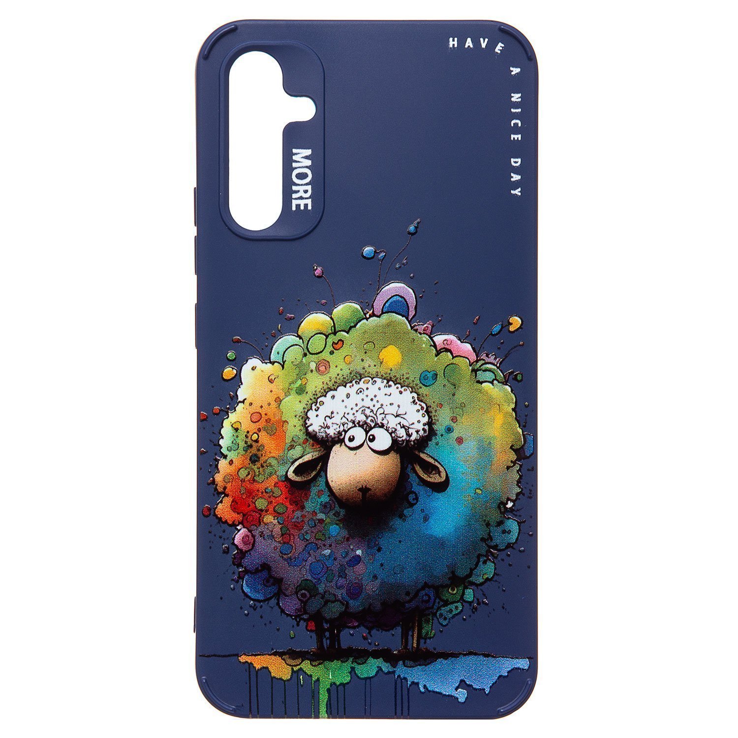

Чехол Samsung SM-A346E (Galaxy A34 5G) силиконовый (рис. 335/овечка) <темно-синий>