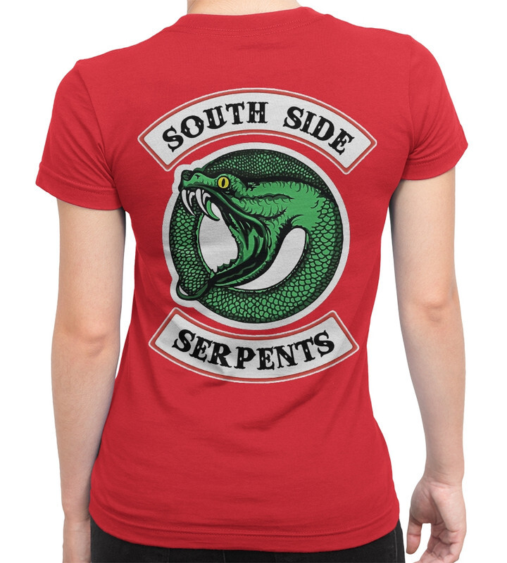 

Футболка женская Dream Shirts Ривердэйл - South Side Serpents 772189111 красная XL, Ривердэйл - South Side Serpents 772189111