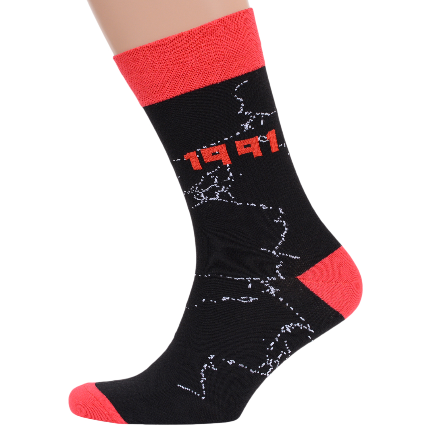 

Носки мужские MoscowSocksClub nm-506 черные 25, nm-506