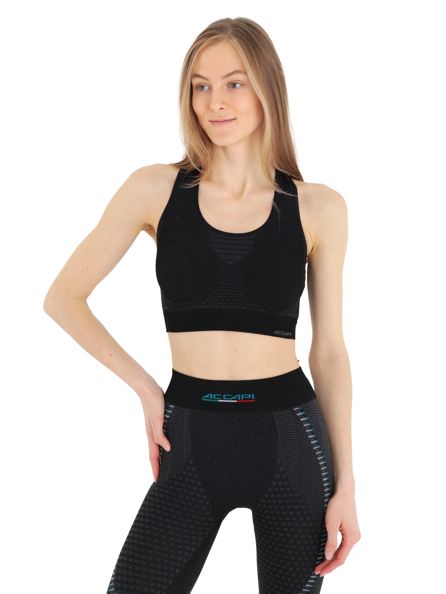 

Топ Accapi Skin Tech Crossback Black/Anthracite (Us:m/L) 2024, Серый, Skin Tech Crossback